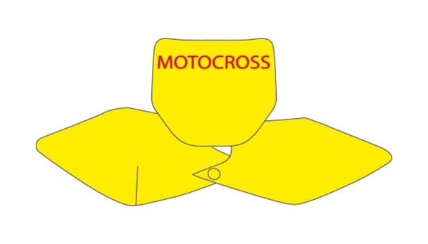 Blackbird Plattenaufkleber Black Kawasaki KX250F/450F 3417/000006