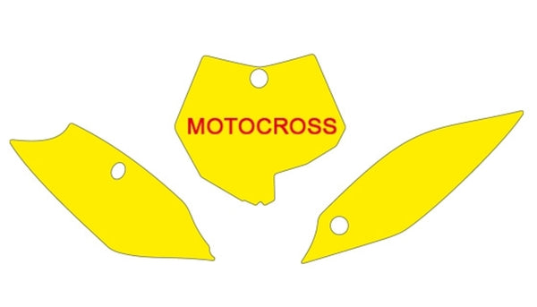Blackbird Plattenaufkleber weiß KTM SX85 3520/000005