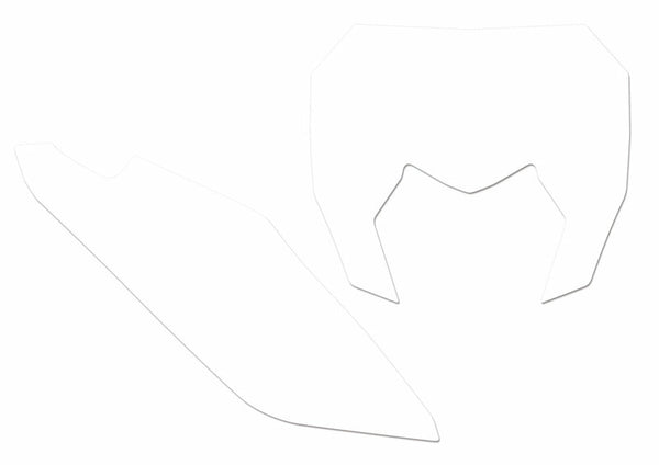 Blackbird Plattenaufkleber weiße Sherco SE/SE-F 3E01/000005