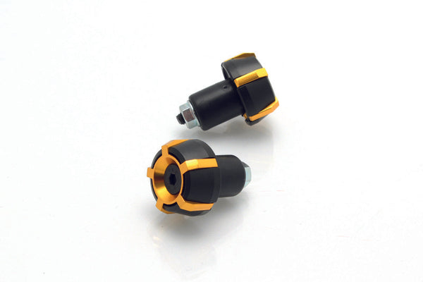 V PARTS Spark 18mm Bar Ends Black/Gold CX799B0G2B 