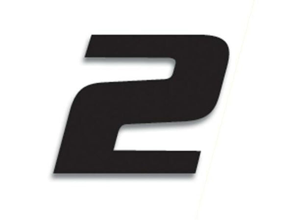 Blackbird Race Nummer 2 20x25cm Black 5049/20/2