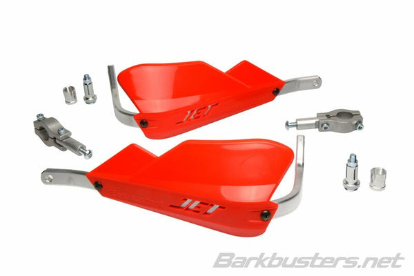 Barkbusters Jet Handguard Two Point Mount Straight Ø22mm Red Jet-001-00 RD