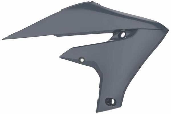 Police Port Radiator Covers Nardo Gray Yamaha YZ450F 84151006