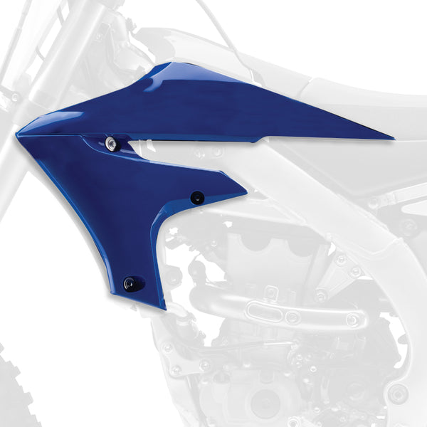Police gate Radiator Covers Blue Yamaha YZ450F 84151001