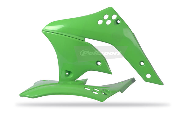 Police gate Radiator Covers Green Kawasaki KX250F 8426200006