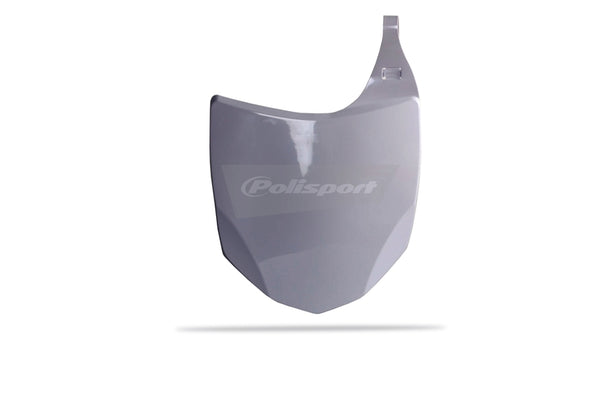 Polizeihafen -Front -Nummer Platte Weiß Kawasaki KX250F/KX450F 86568002