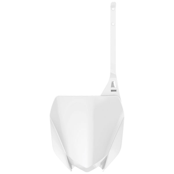 Polizei -Hafen -Front -Number -Platte RESTYLE WEISS YAMAHA YZ125/250 866000008