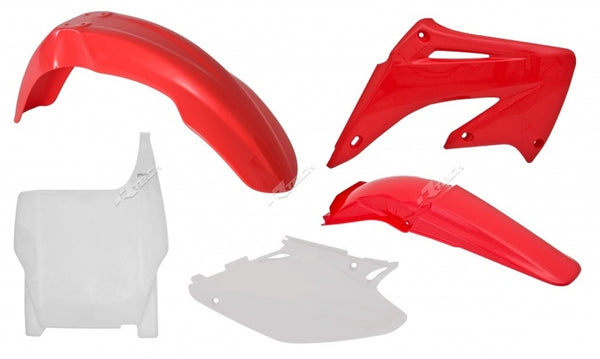 Racetech Plastic Kit Honda CR125R/250R-OEM Rot/Weiß (R-Kitcr0-OEM-503)