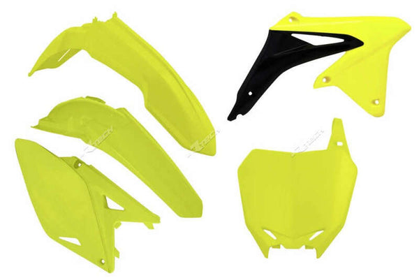 Racetech Plastic Kit Neon Yellow Suzuki RM-Z250 R-Kitrmz-GF0-511