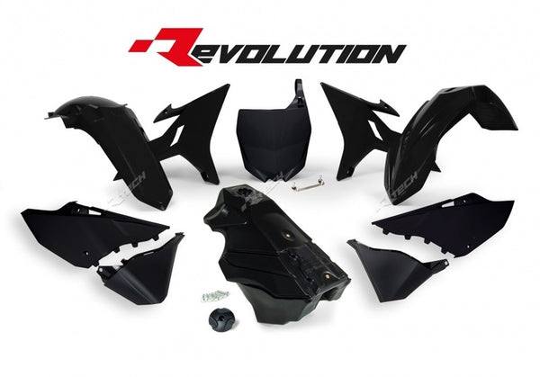 Racetech Revolution Plastic Kit + Gastankschwarz Yamaha YZ125/250 R-Kitez0-NR0-016