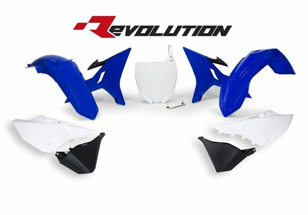 RACETECH Revolution Ersatzplastikset Blau/Weiß Yamaha YZ125/250 R-KITYZ0-BL0-REV 