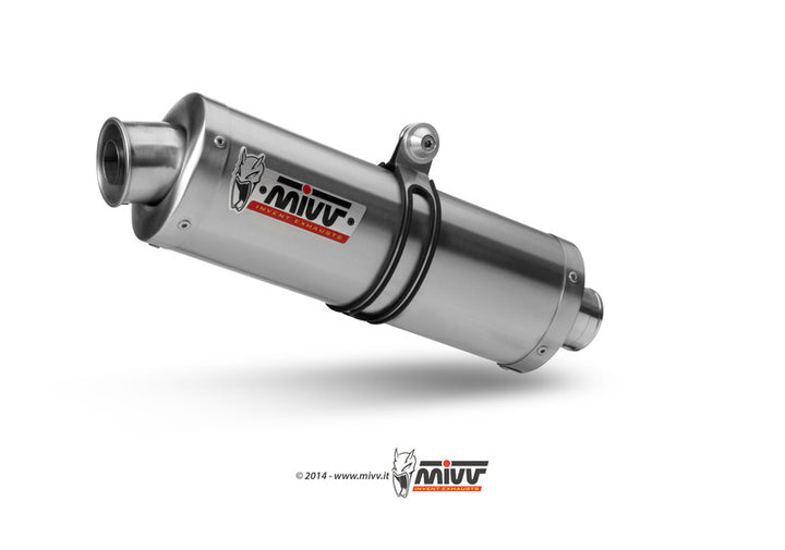 MIVV Oval Classic Slip-on Stainless Steel Suzuki GSF600 Bandit 00.73.AS.003.LX1 avgassystem i rostfritt stål för motorcykel. Perfekt reservdel inom ACC. EXHAUST och VEHICLE PARTS & ACCESSORIES.