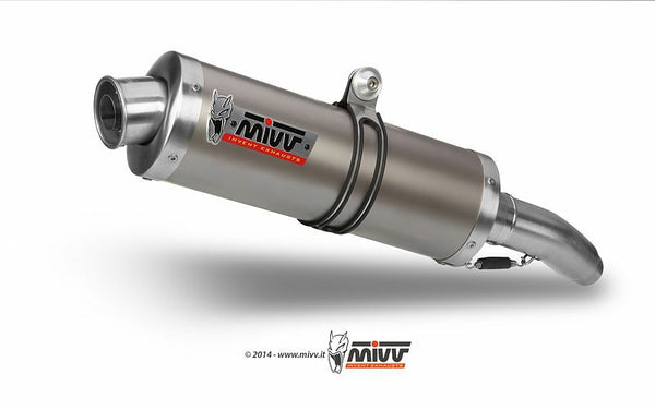 MIVV Oval Classic Double Slip-On Stainless Steel Yamaha TDM 900 00.73.Y.014.LX1