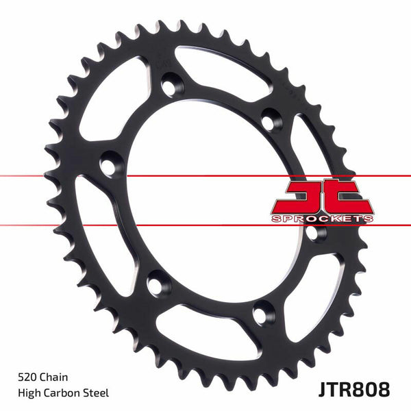 JT -Sprock -Stahlstandard -Heck -Kettenrad 808 - 520 JTR808.47SC