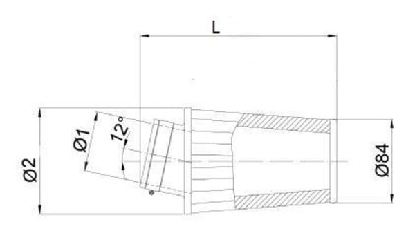 BMC Air Filter Tapered Ø65mm - FBSA65-128 FBSA65-128 