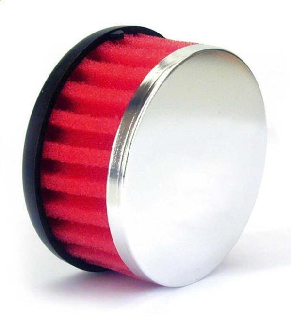 V-Teil-Schaumluftfilter von Teil gerade-rot-Ø28 mm-PW3 PW1-Rekto-Rot