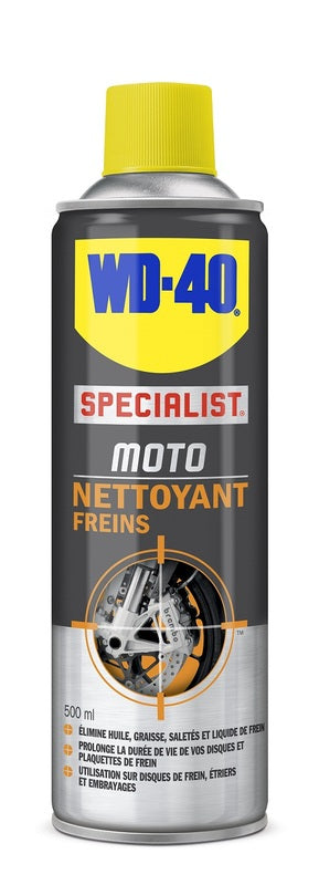 WD -40 Specialist® Motorradbremsreiniger - Spray 500ml 33061 Spray