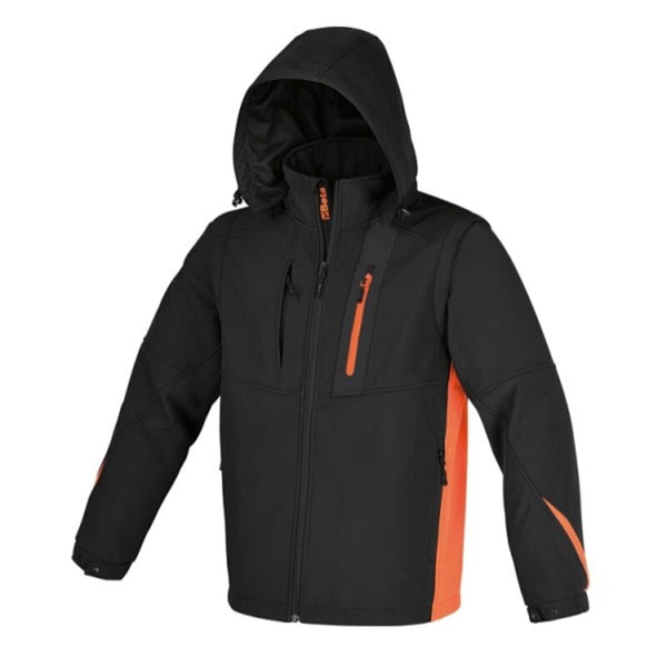 Beta -Softshell -Jacke mit abnehmbarer Kapuze und Ärmel 076590005