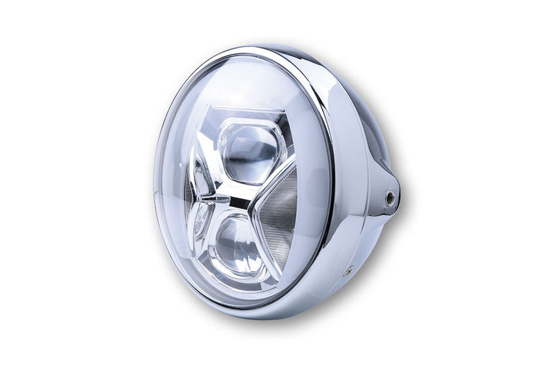 Highsider 7-Zoll-LED-Scheinwerfer Britisch-Stil Typ8 mit TFL, Bend Lighting 223-236