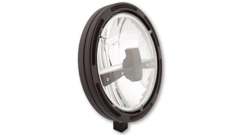 Highsider 7 "LED Hauptscheinwerfer Frame-R1 Typ3, Schwarz, untere Montage 223-253