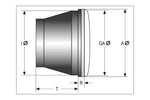 Highsider-LED-Hauptkopflicht-Einsatztyp 7 mit Parkhellring, rund, schwarz, 5 3/4 ”226-021