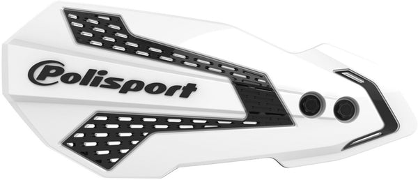 Polizeisport MX Flow Handguards Weiß / Schwarz - Kawasaki KX250F / 450F 8308200039
