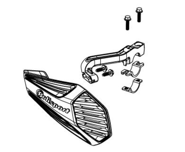 Polizeisport MX Air/MX Force Handschützer Montage Kit 83092001