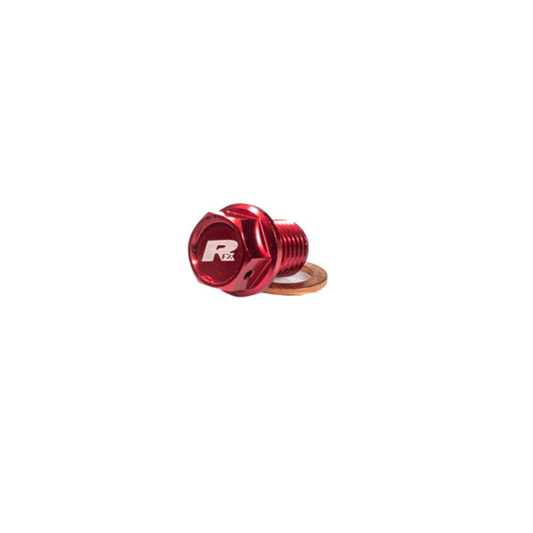 RFX Pro Magnetische Ablassschraube (Rot) [M8 x 25mm x 1.25] - Honda CRF250/CRF250X FXDB1020099RD 