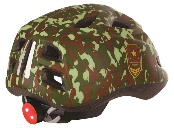 Police Gate Helm Junior Armee mit LED -Lichtgröße S 52/56 cm 8740900016