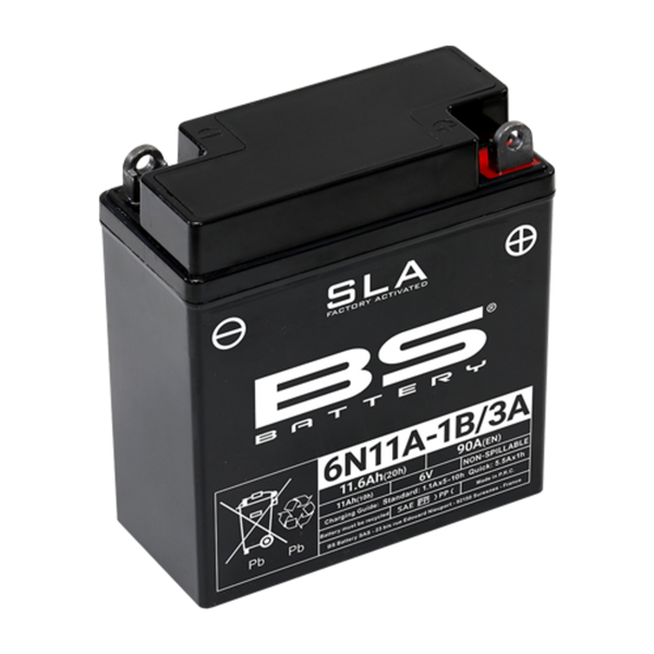 BS Battery SLA Maintenance-Free Battery - 6N11A-1B/3A 
