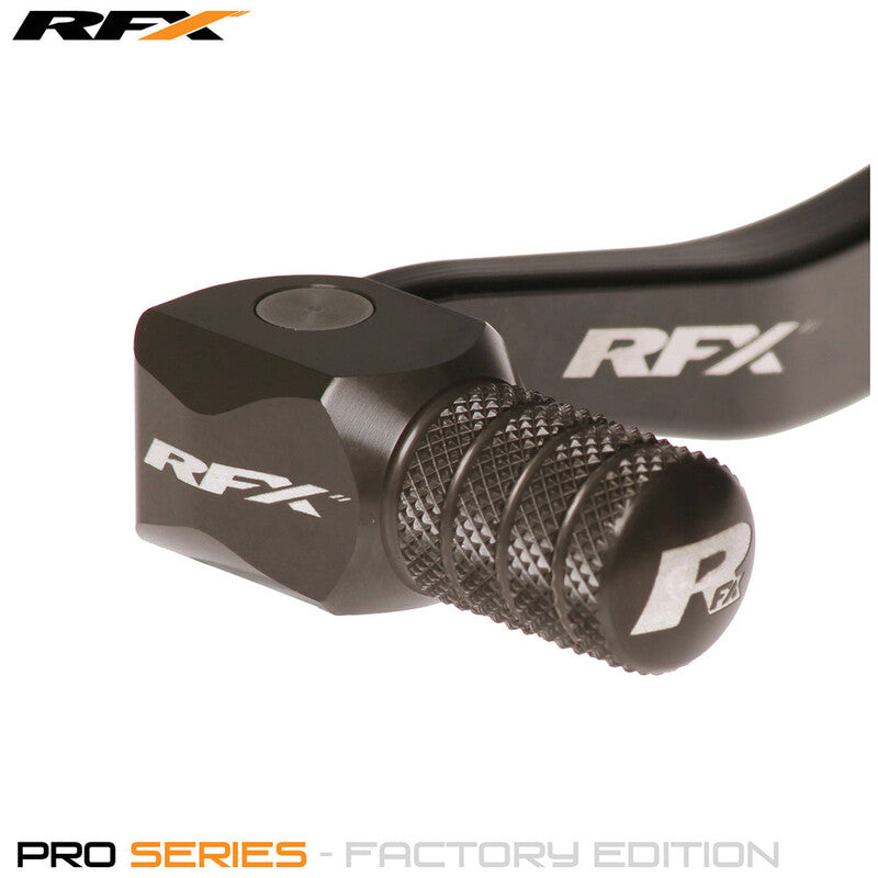 RFX Flex+ Factory Edition Gear Pedal (Black/Hard Anodised Titan) - KTM SX/EXC/TPI 250/300 FXGP5120099HA