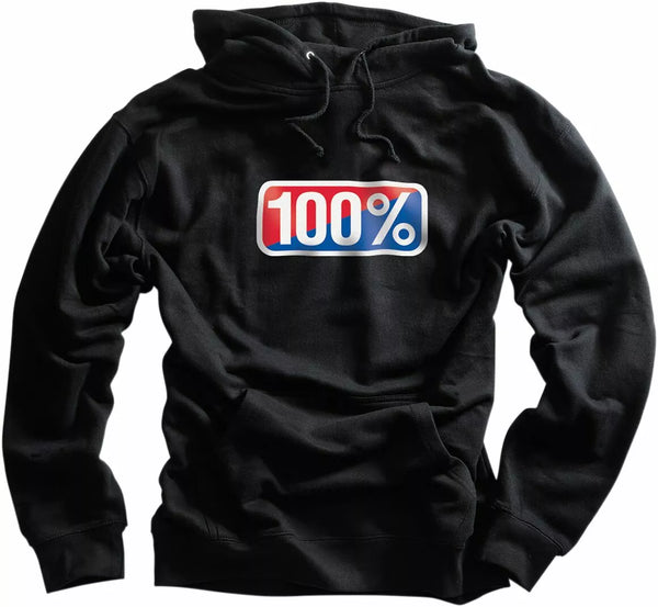 100% Hoody Classic 100% Bk SM 20029-00030