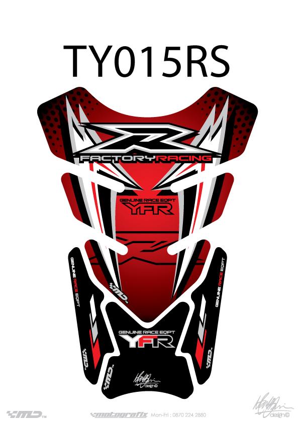 Tankschutz Quadra-universalrot/Silber