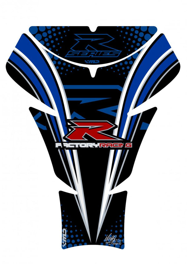 Tankschutz 05-08 GSXR1000/06-15 GSXR600 750 Schwarz/Blau