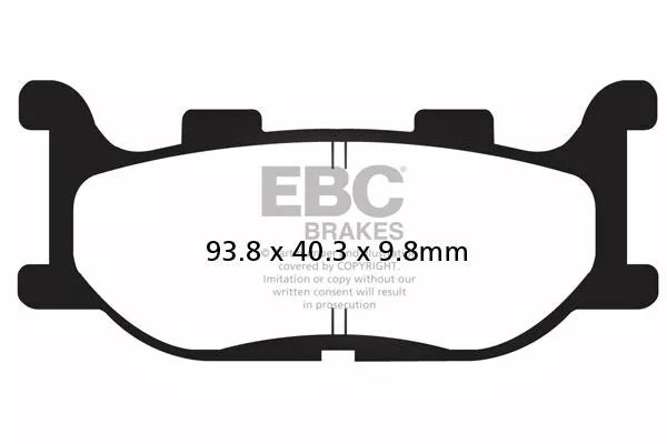 EBC BRAKE PAD CARBON SCOOTER SFAC199