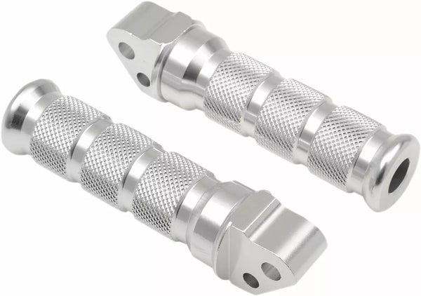 EMGO FOOTPEGS SILVER SUZ-REAR 50-11321