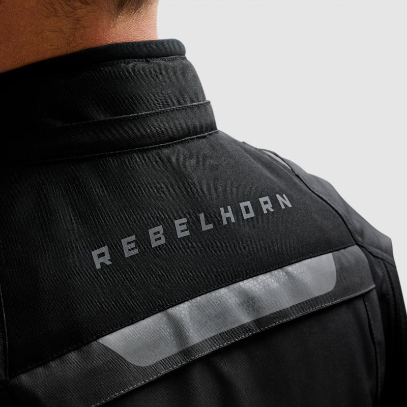 Rebelhorn Textile MC Jacke Cubby V Black