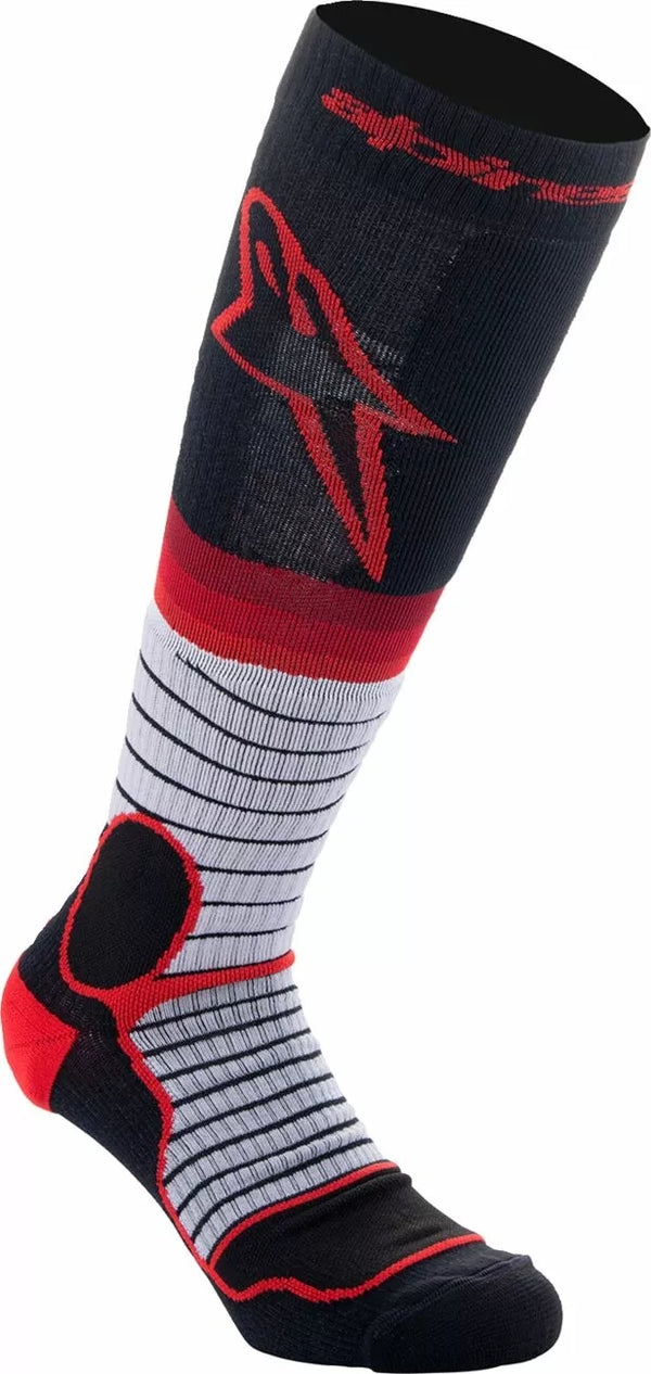 Alpinestars (MX) Socken MX Pro BLK/GY/RED M 4701524-1215-M