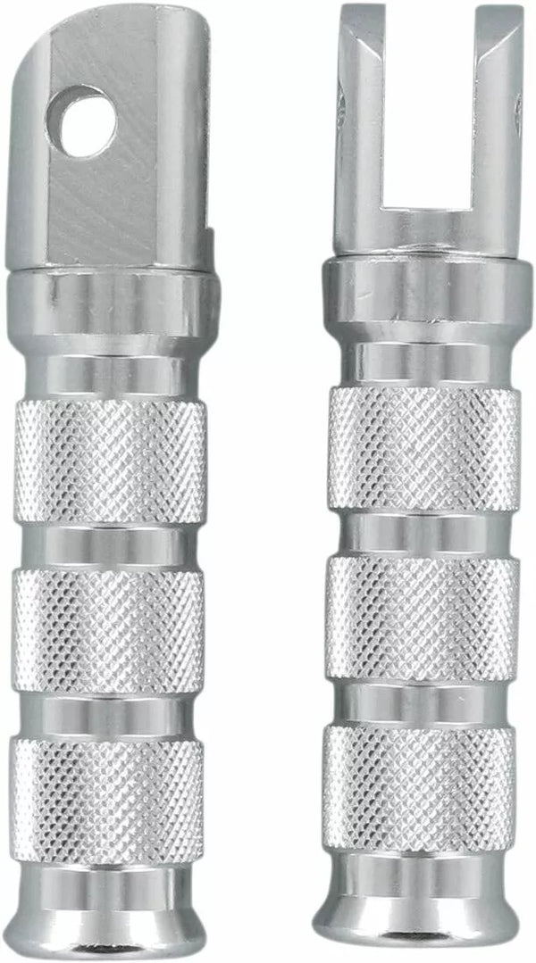 EMGO FOOTPEGS SILVER HON-FRONT 50-11211