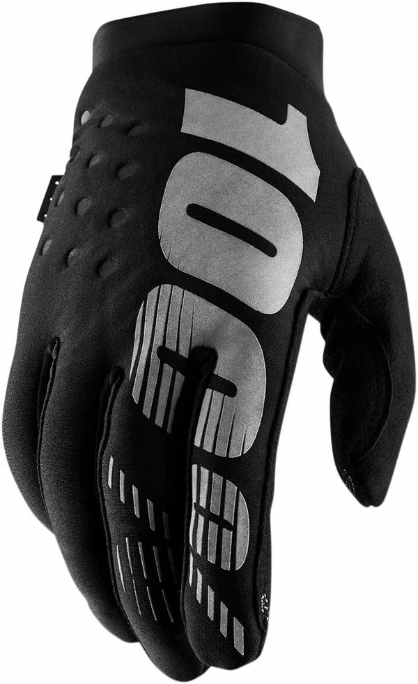 100% GLOVE brisker BK/Gy LG 10003-002