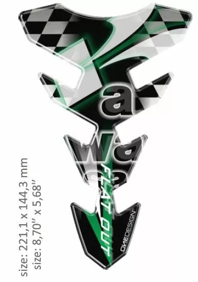 OneDesign Tank Pad Slim Kawasaki CGEx59p