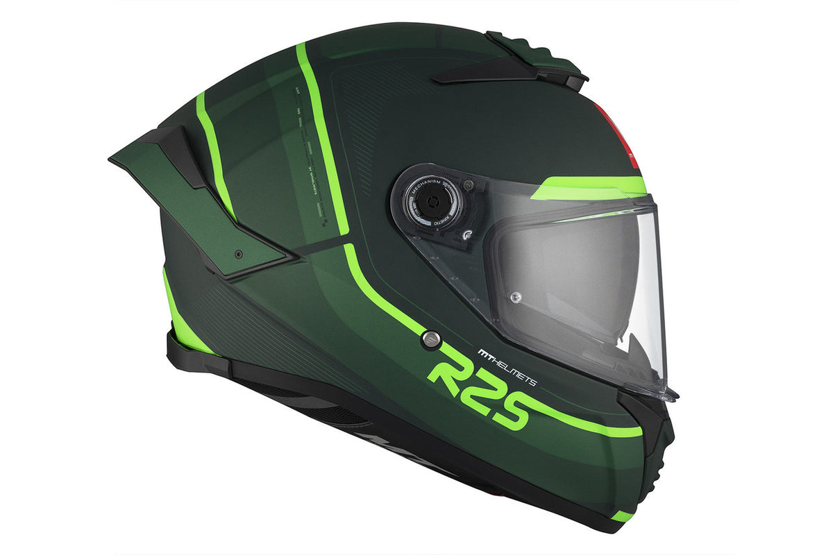 Mt Helmets Integral MC Helmet Thunder 4 SV R25 Green