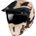 MT -Helme öffnen MC Helm Streetfighter A14 Matt Orange