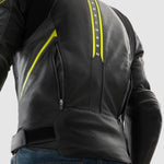 Rebelhorn MC-Skin-Jacke Veloce Schwarz /Grippe