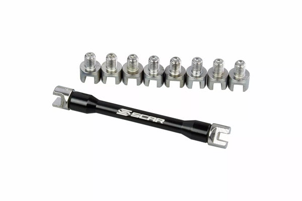 Narbe sprach Schraubenschlüssel und Tipps Kit SSWK