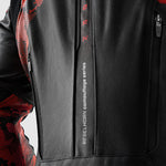 Rebelhorn MC-Lederjacke Veloce Schwarz /Camo Rot