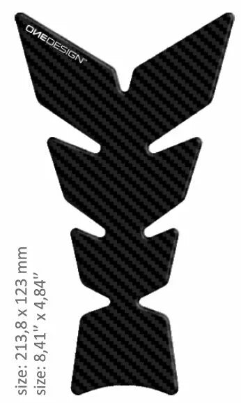 OneDesign Tank Pad Mond Kohlenhydrate Schwarzes weiches cgan101p