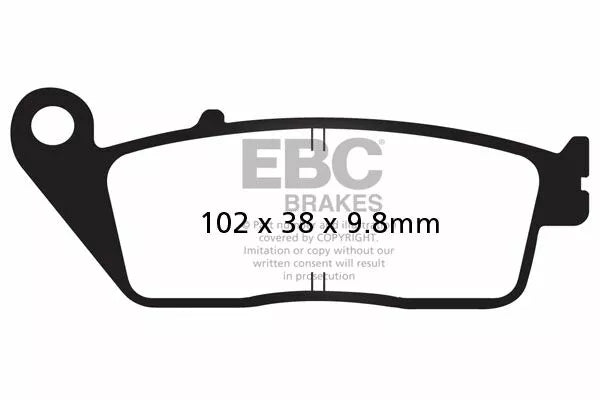 EBC BRAKE PAD CARBON SCOOTER SFAC196