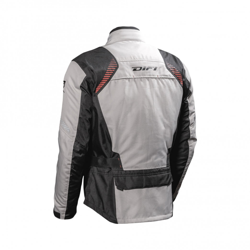 Diffi Textile MC Jacke Compass aerotex grau