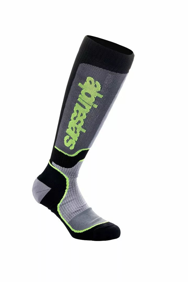 Alpinestars (MX) Socken MX plus BLK/GY/YLW S 4702324-175-S